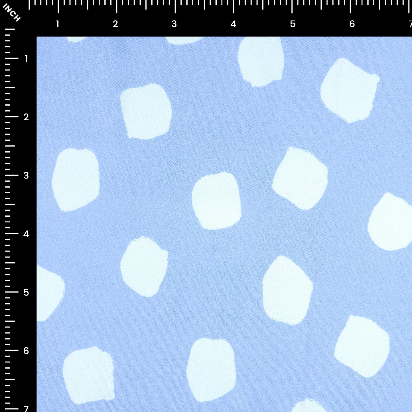 Abstract Polka Dot Printed Rayon Fabric