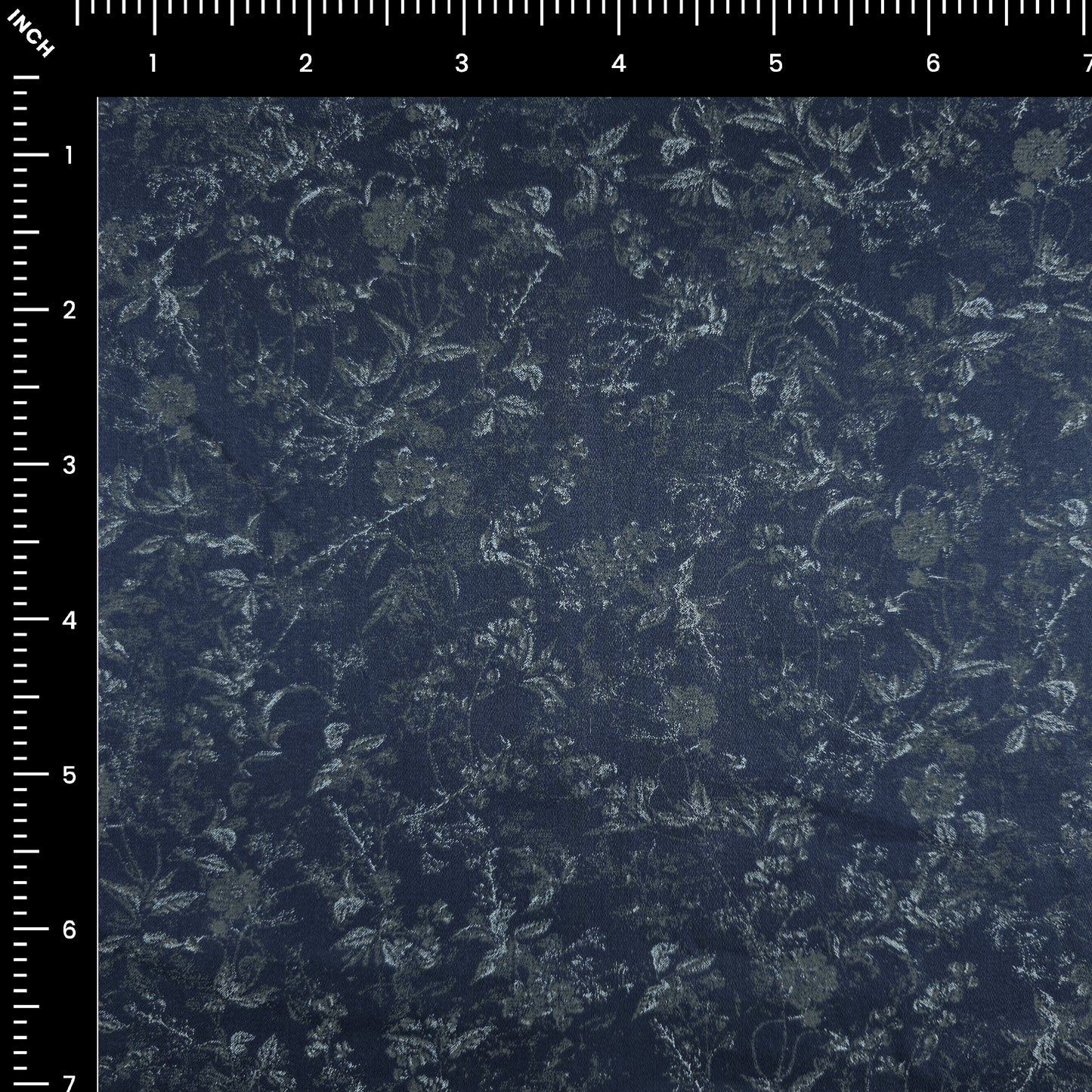 Luxury Vintage Floral Satin Fabric