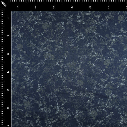 Luxury Vintage Floral Satin Fabric