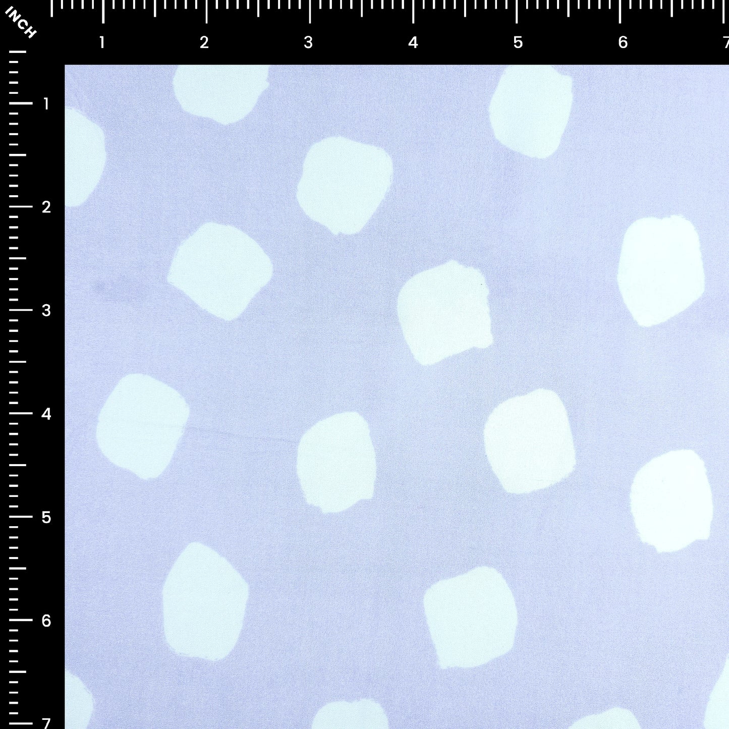 Abstract Polka Dot Printed Rayon Fabric