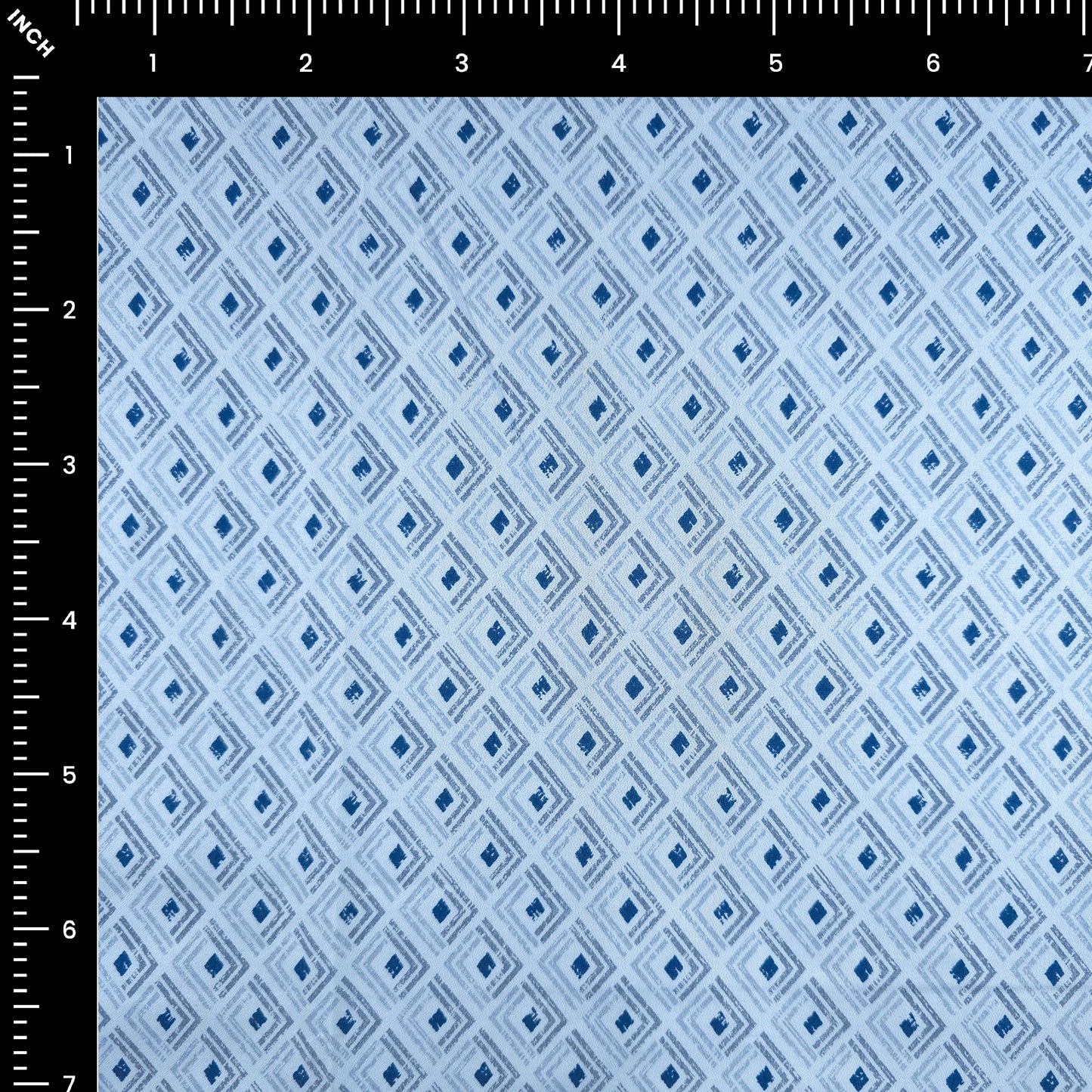 Elegant Geometric Diamond Satin Fabric