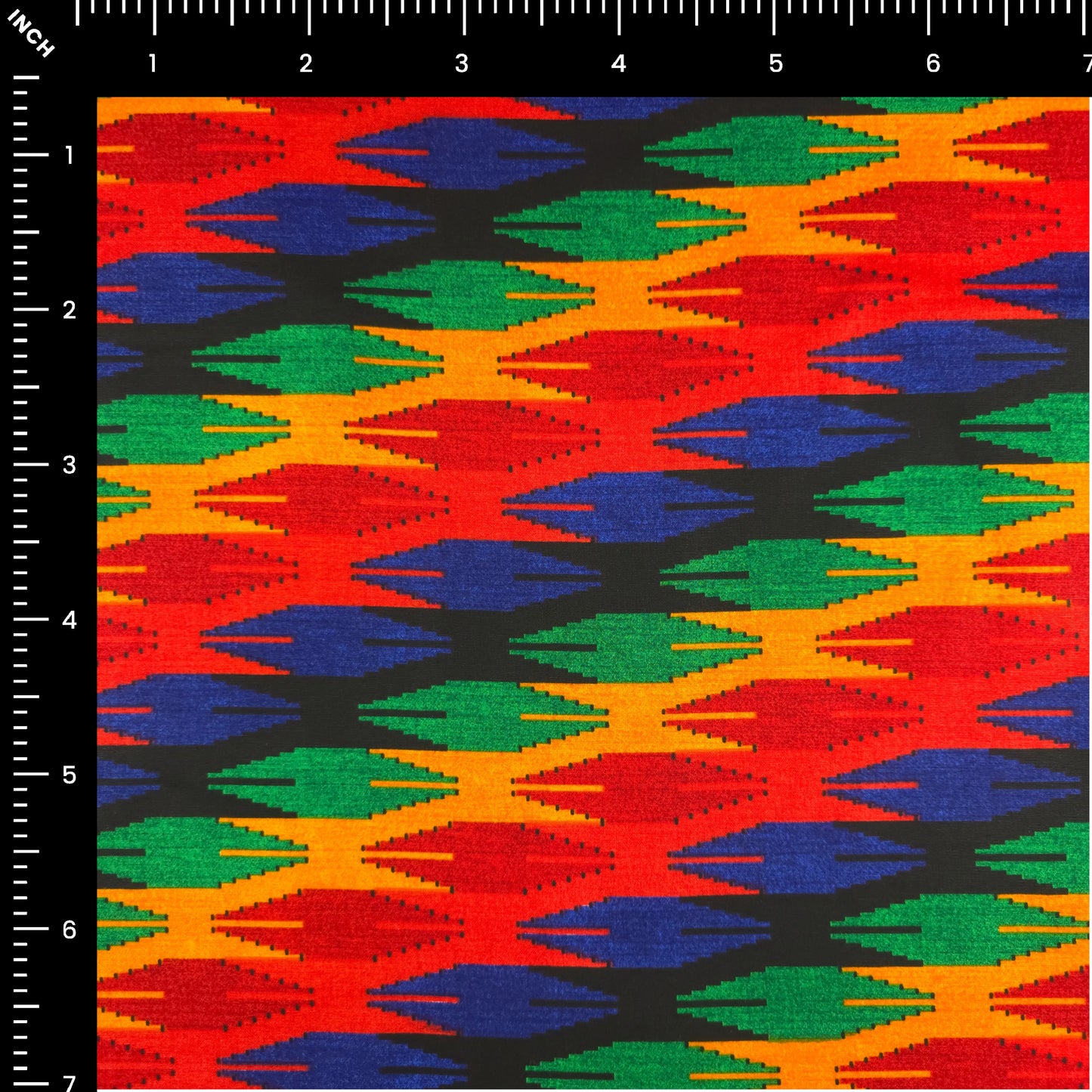 Bold Nepali Dhaka Printed Poplin Fabric