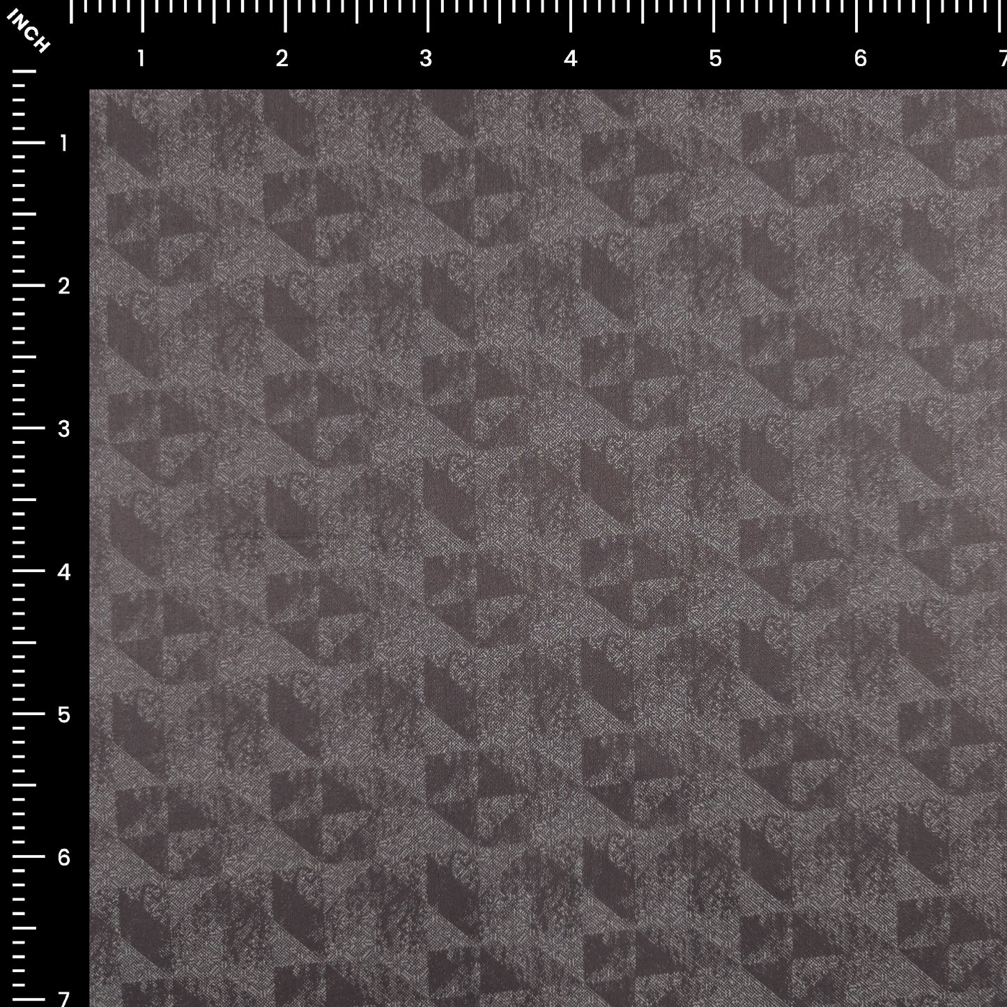 Shadow Geometric Texture Satin Fabric