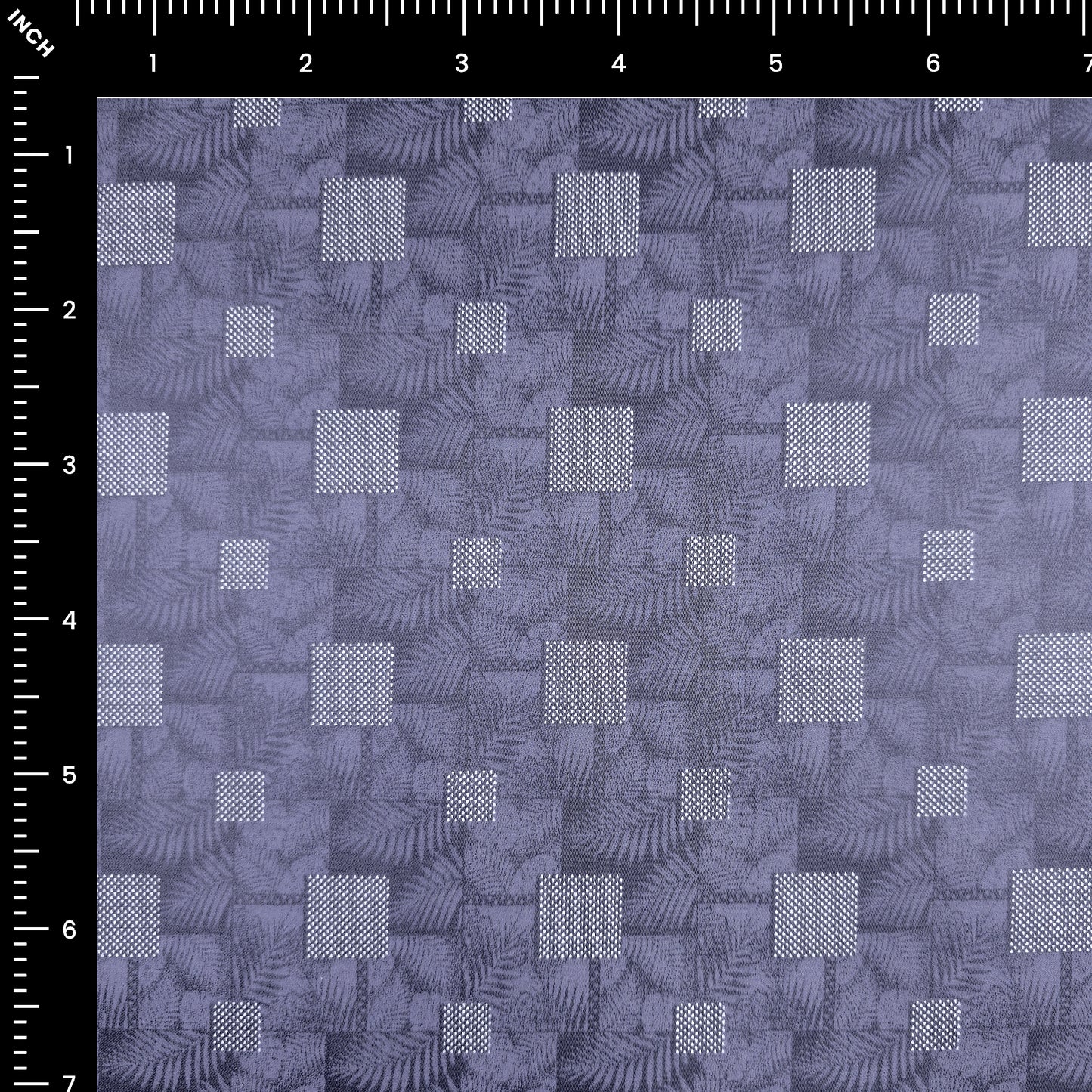 Regal Abstract Square Satin Fabric