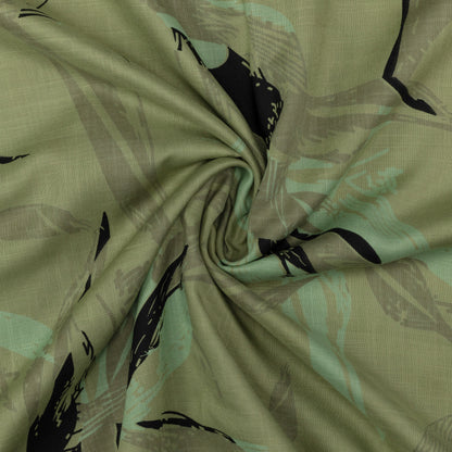 Abstract Brushstroke Modal Rayon Fabric