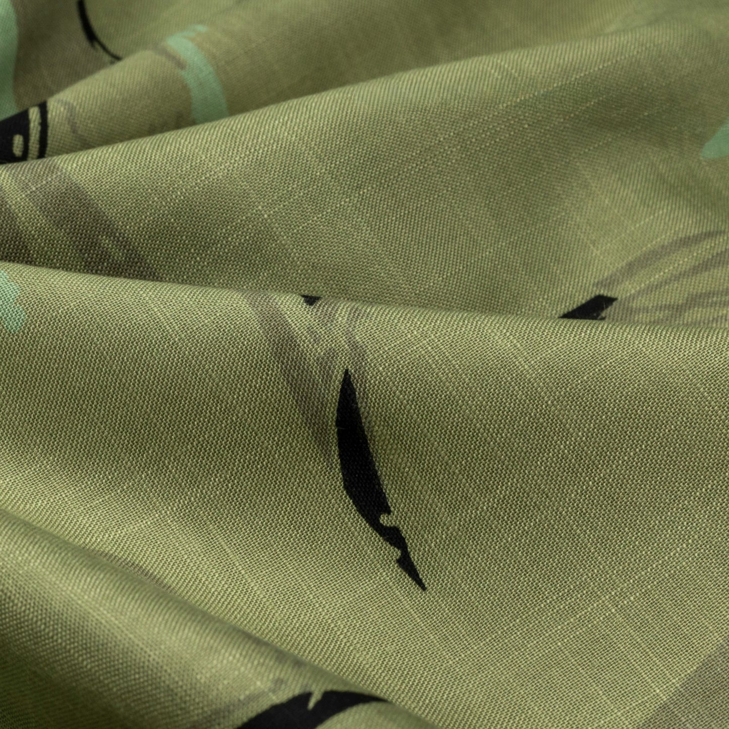 Abstract Brushstroke Modal Rayon Fabric