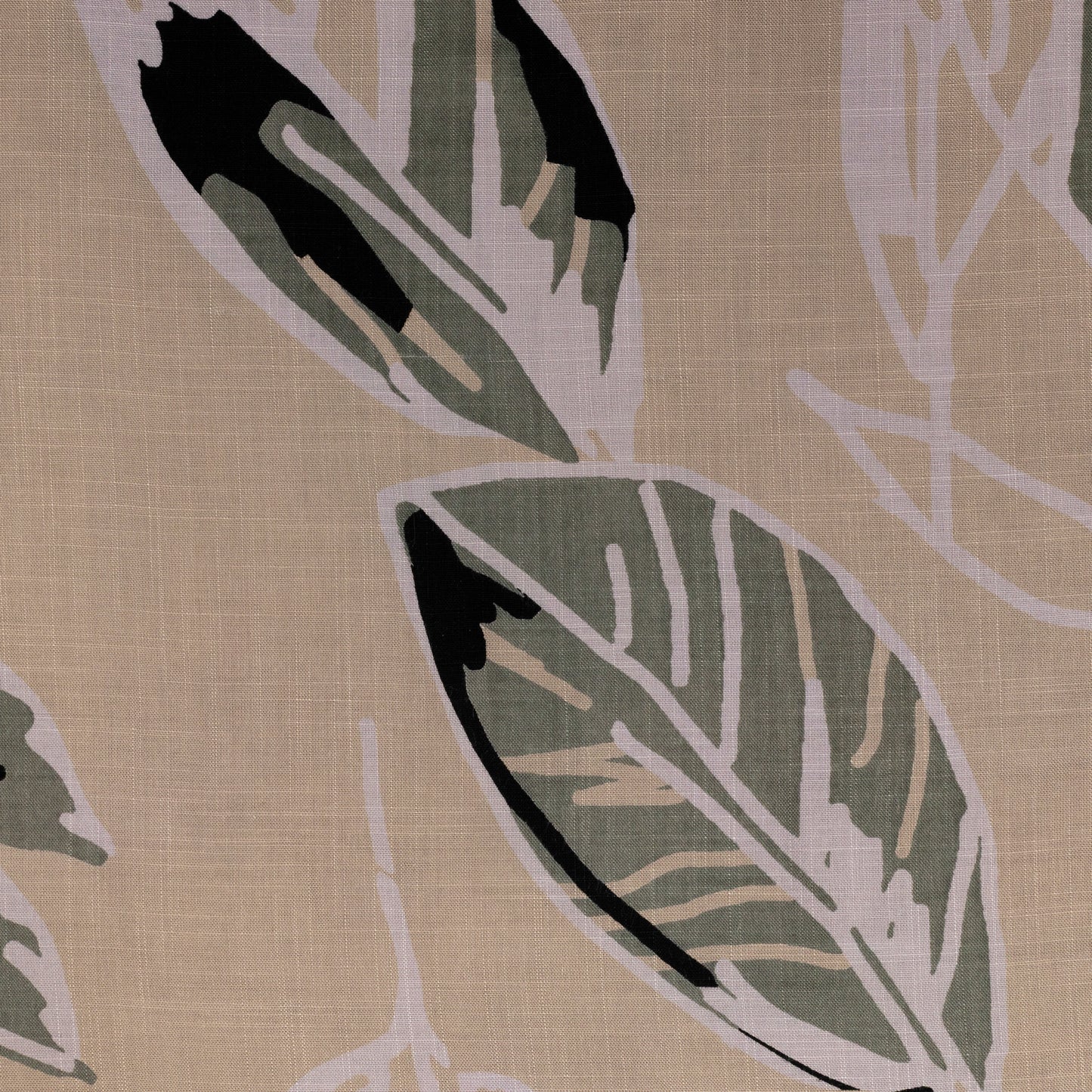 Abstract Leaf Printed Modal Rayon Fabric