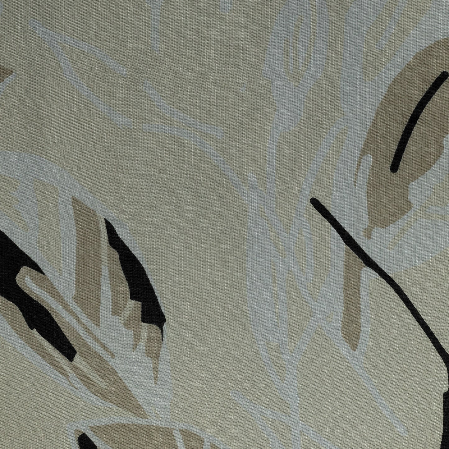 Abstract Leaf Printed Modal Rayon Fabric