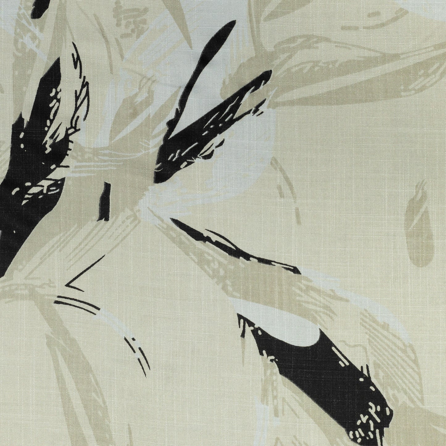 Abstract Brushstroke Modal Rayon Fabric