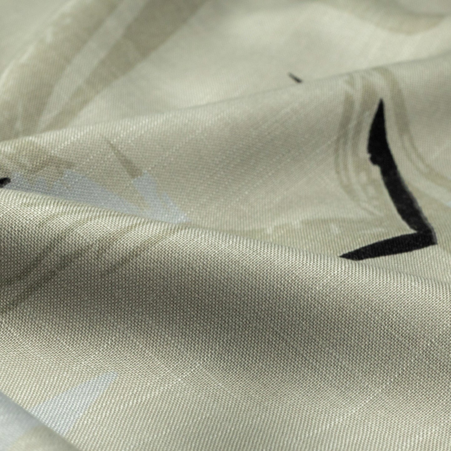 Abstract Brushstroke Modal Rayon Fabric