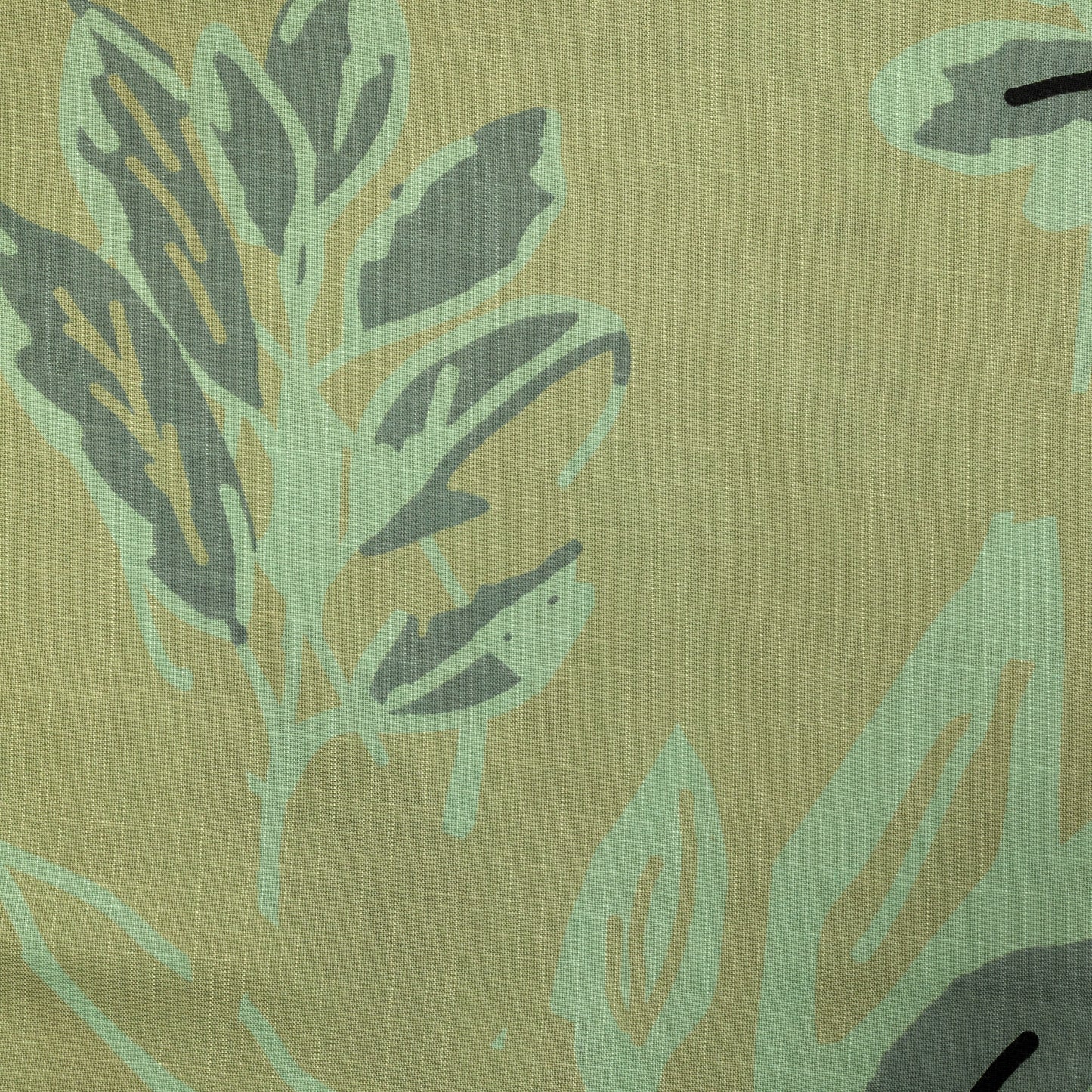 Abstract Leaf Printed Modal Rayon Fabric