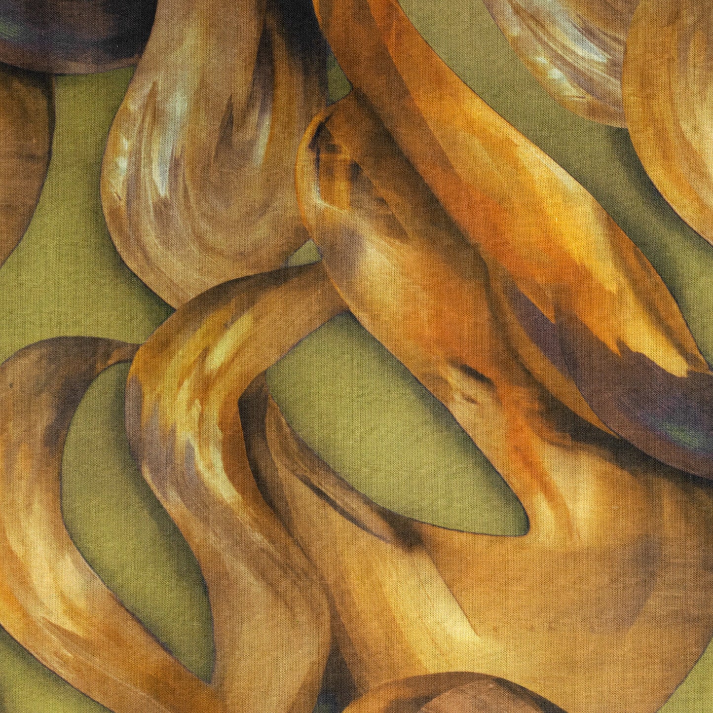 Abstract Fluid Art Cambric Fabric