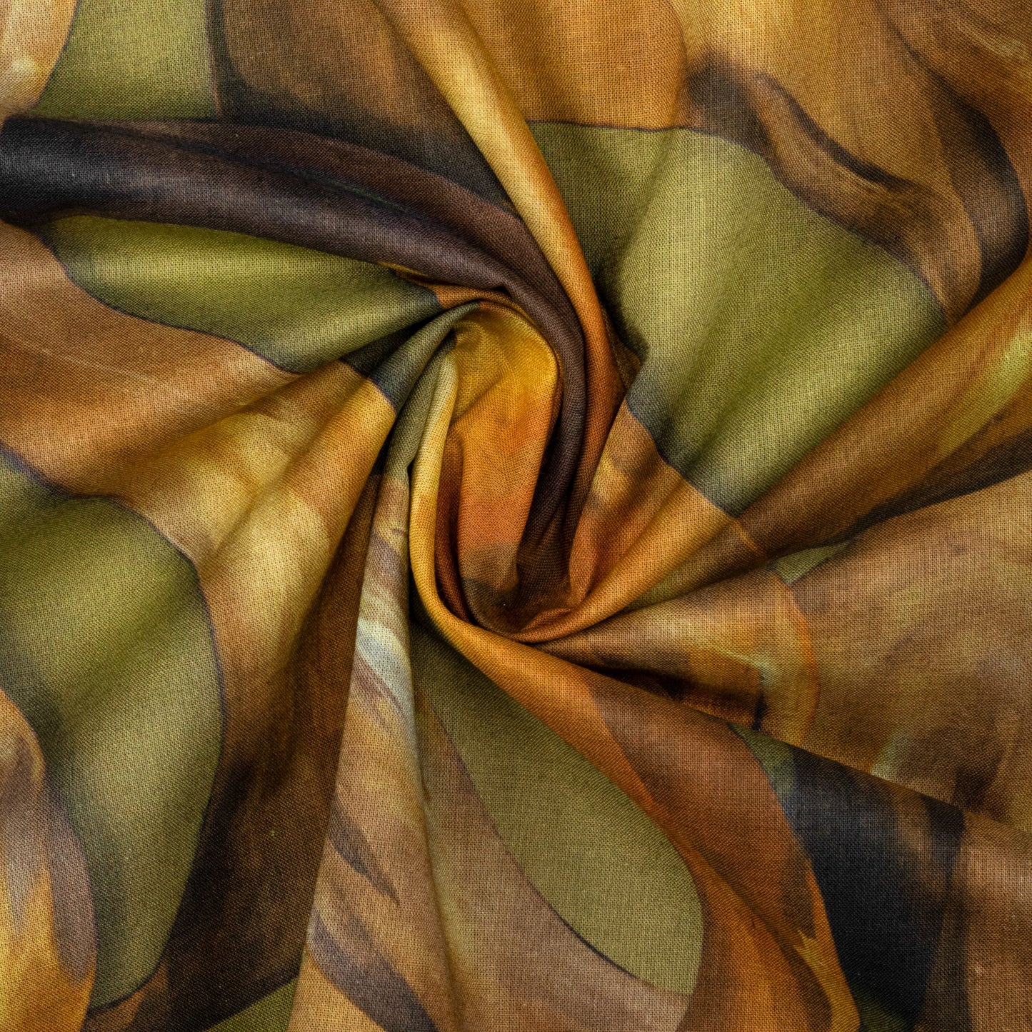 Abstract Fluid Art Cambric Fabric