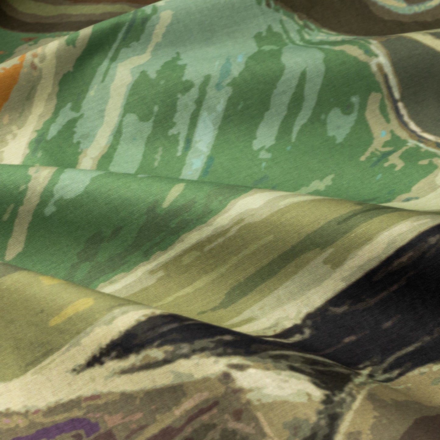 Modern Artistic Print Cambric Fabric