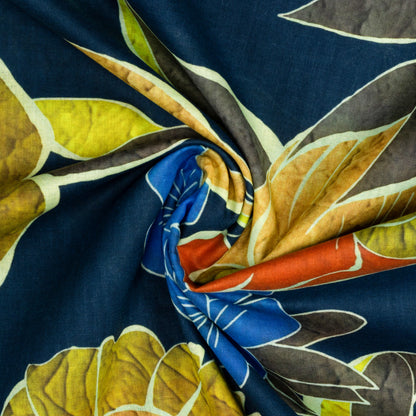 Timeless Floral Pattern Cambric Fabric