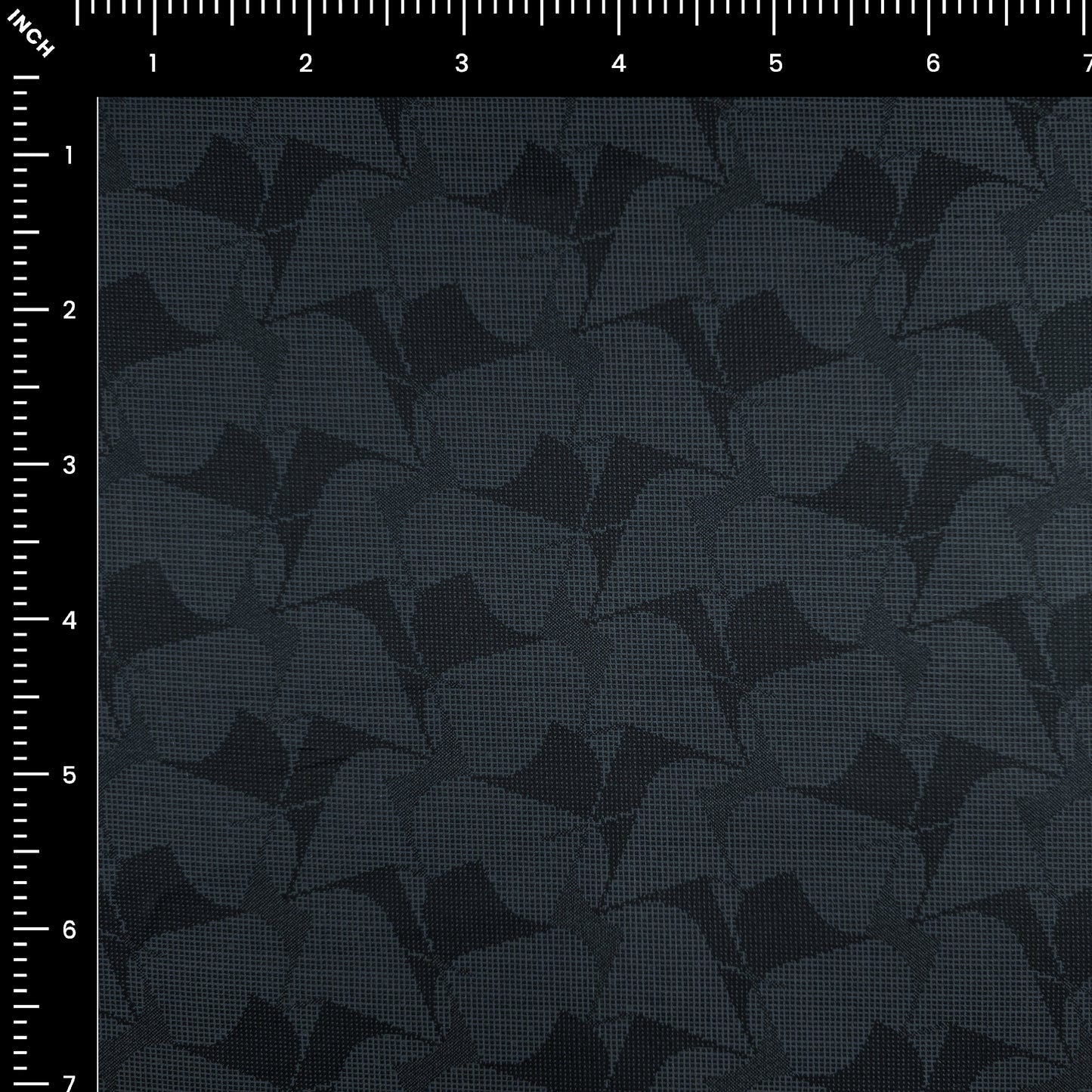 Midnight Abstract Texture Satin Fabric