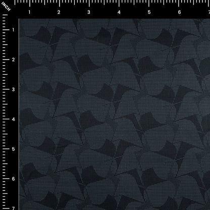 Midnight Abstract Texture Satin Fabric