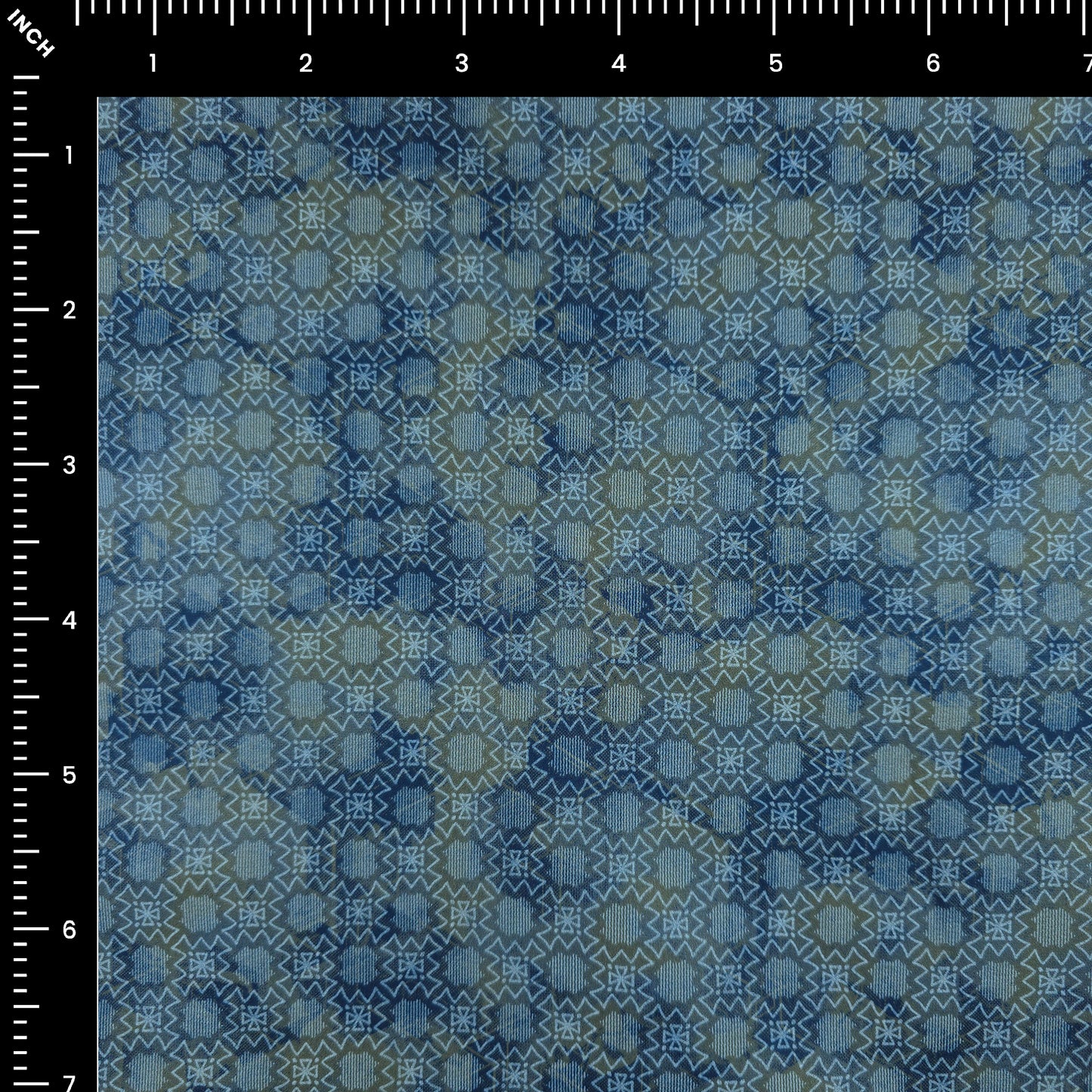 Imperial Tessellation Printed Satin Fabric