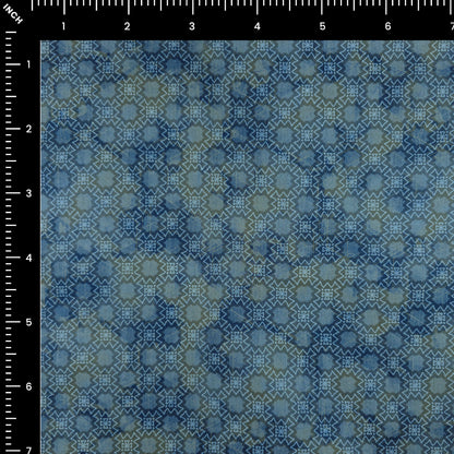Imperial Tessellation Printed Satin Fabric