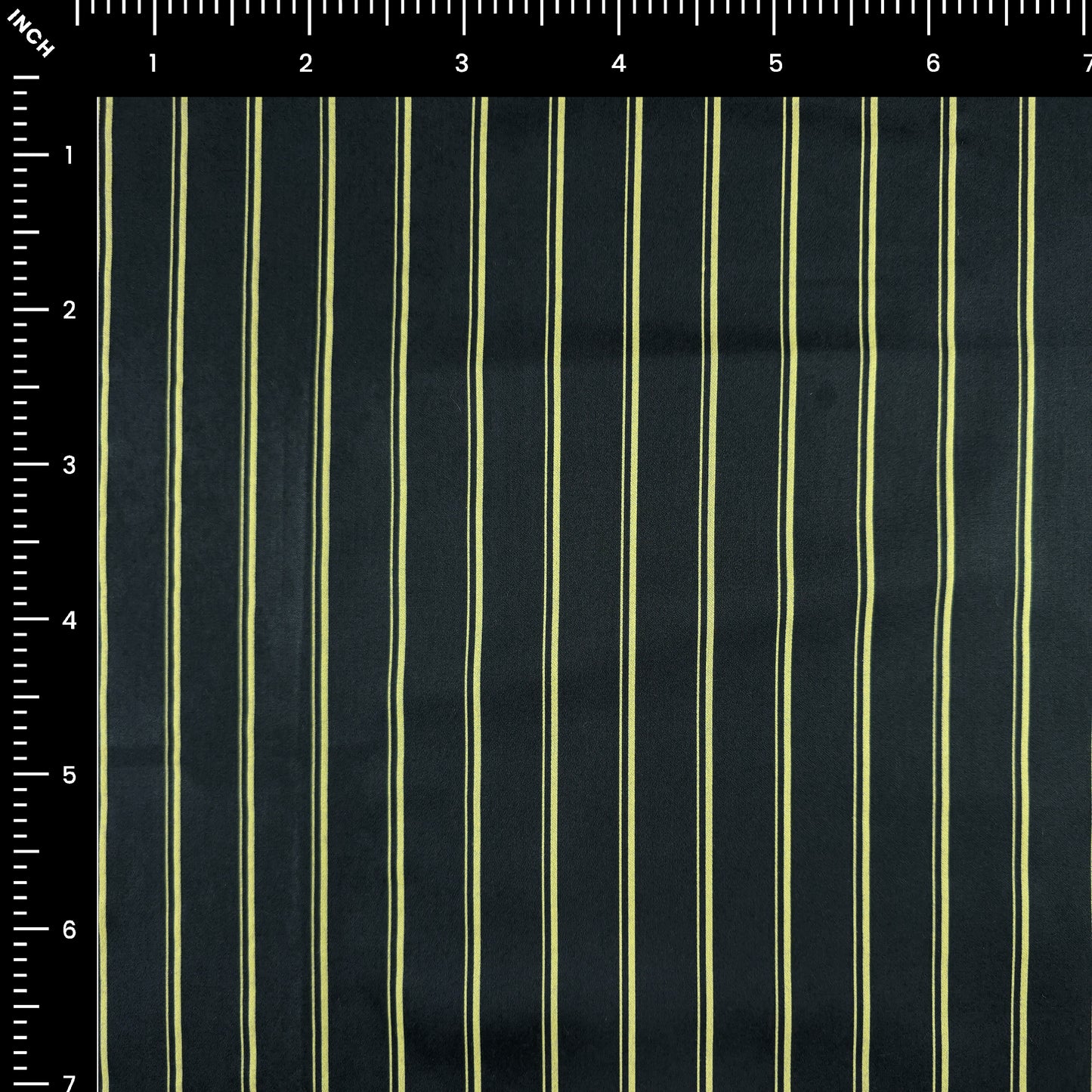 Imperial Linear Stripe Printed Satin Fabric