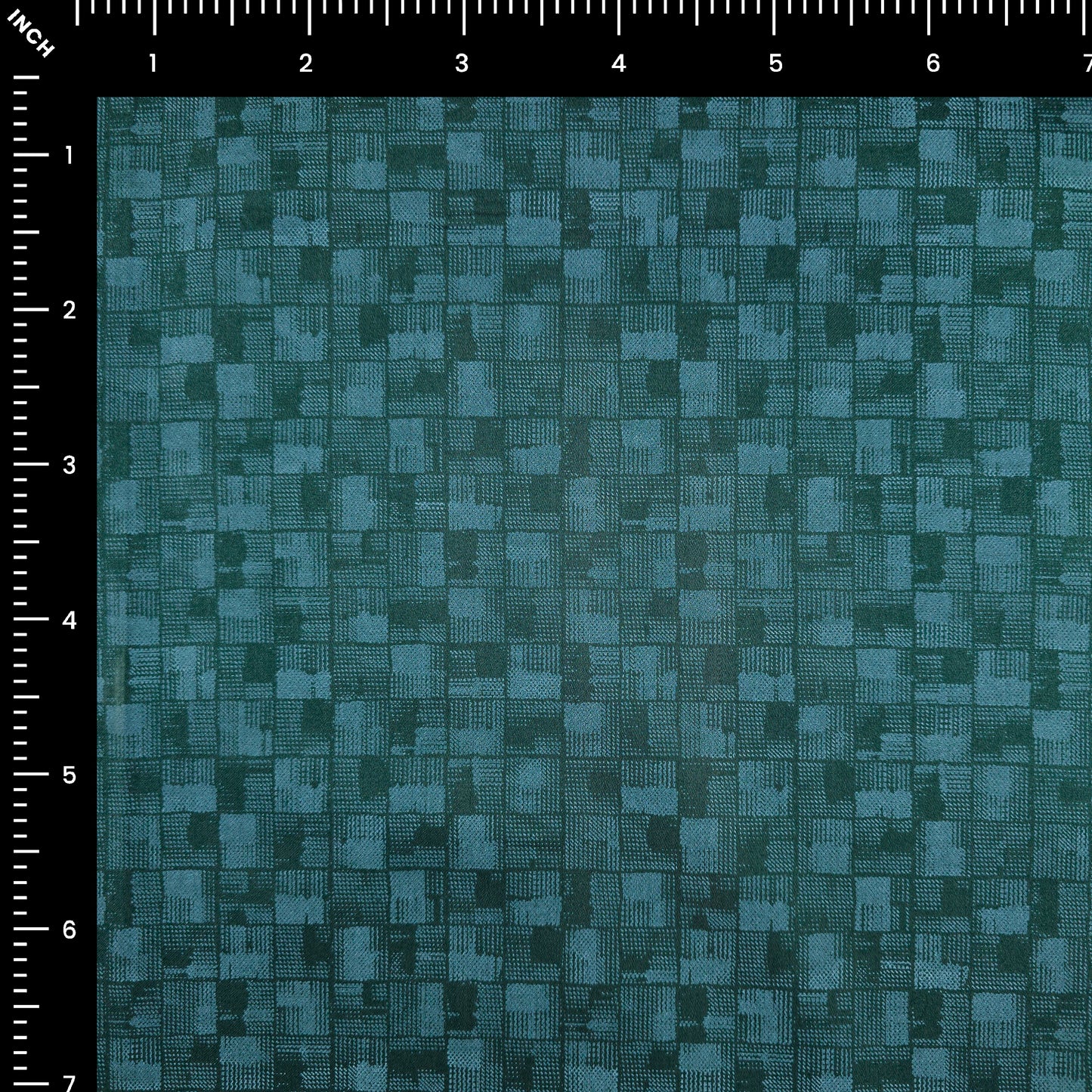 Luxury Textured Grid Printed Satin Fabric