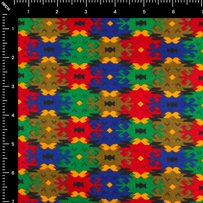 Classic Tribal Dhaka Print Fabric