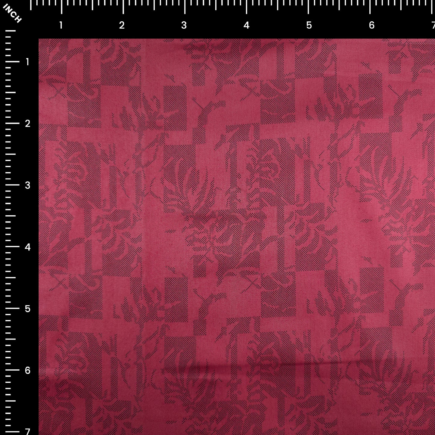 Luxury Shadow Floral Printed Satin Fabric