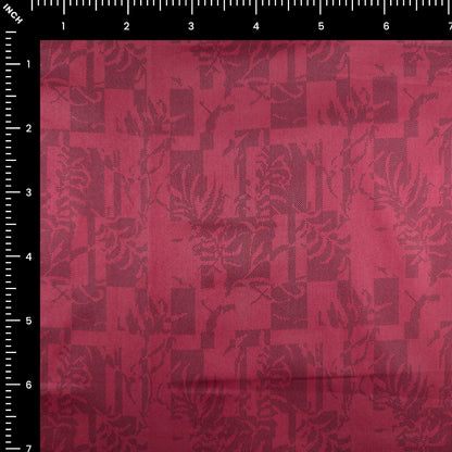 Luxury Shadow Floral Printed Satin Fabric