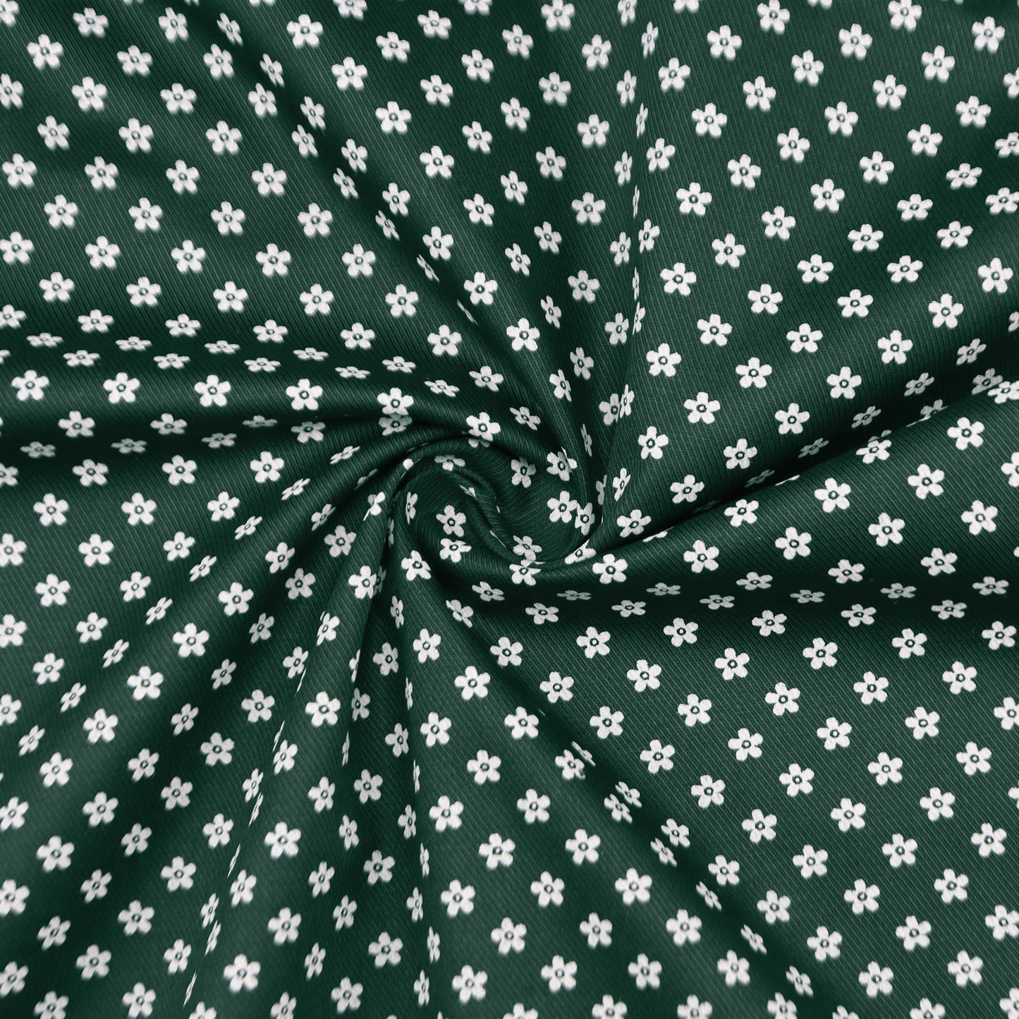 Mini Floral Printed Twill Fabric