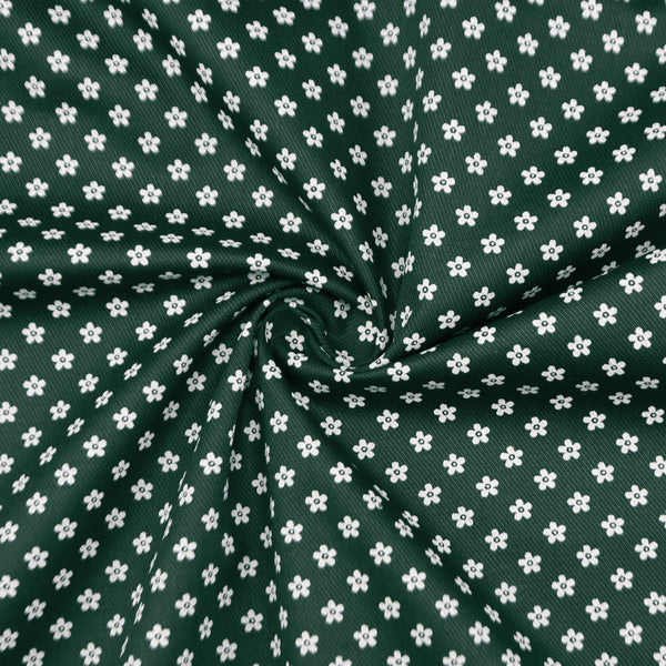 Mini Floral Printed Twill Fabric