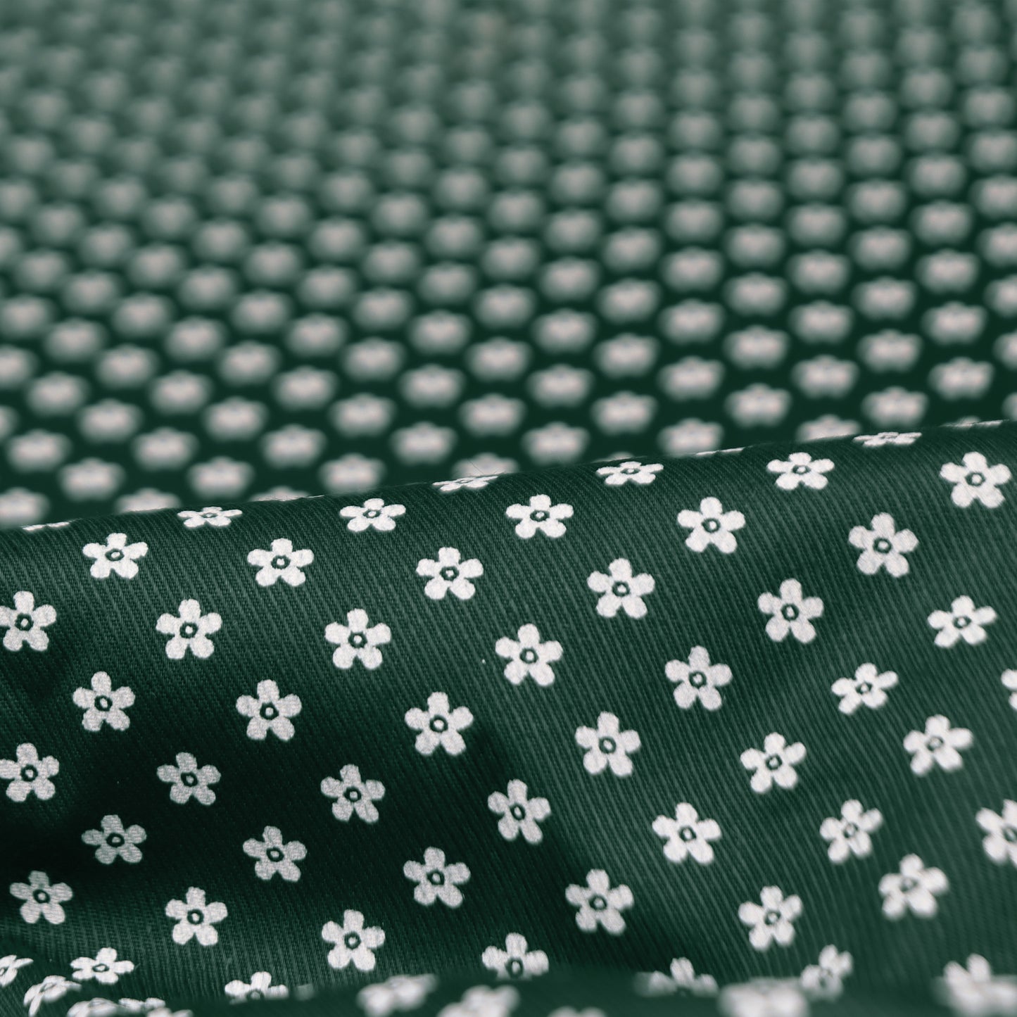 Mini Floral Printed Twill Fabric