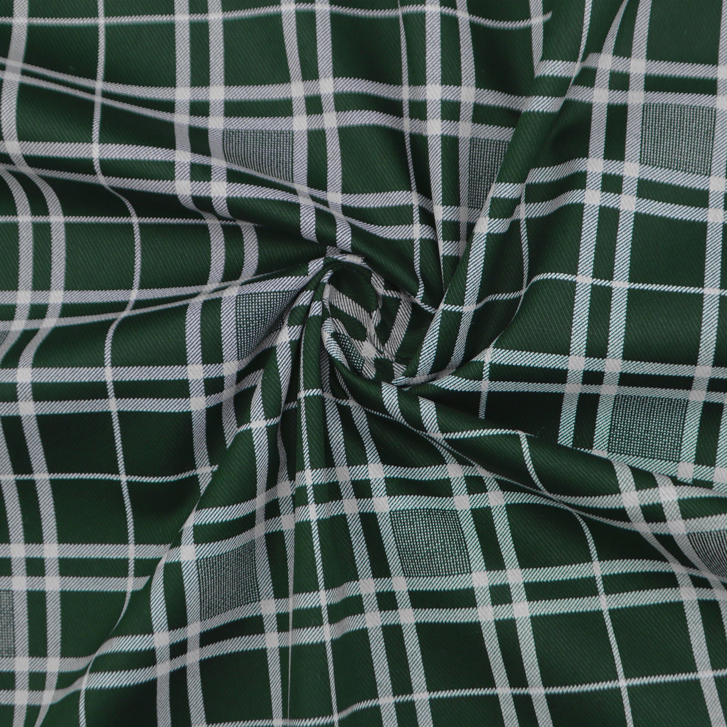 Classic Checkered Twill Fabric