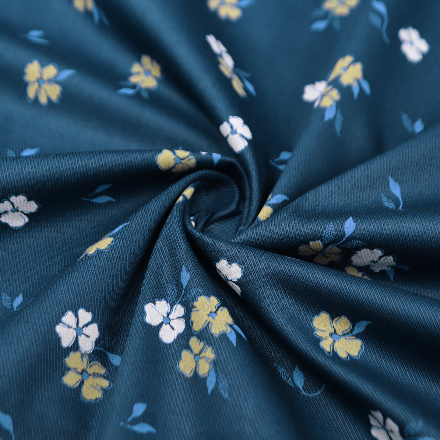 Floral Printed Twill Fabric