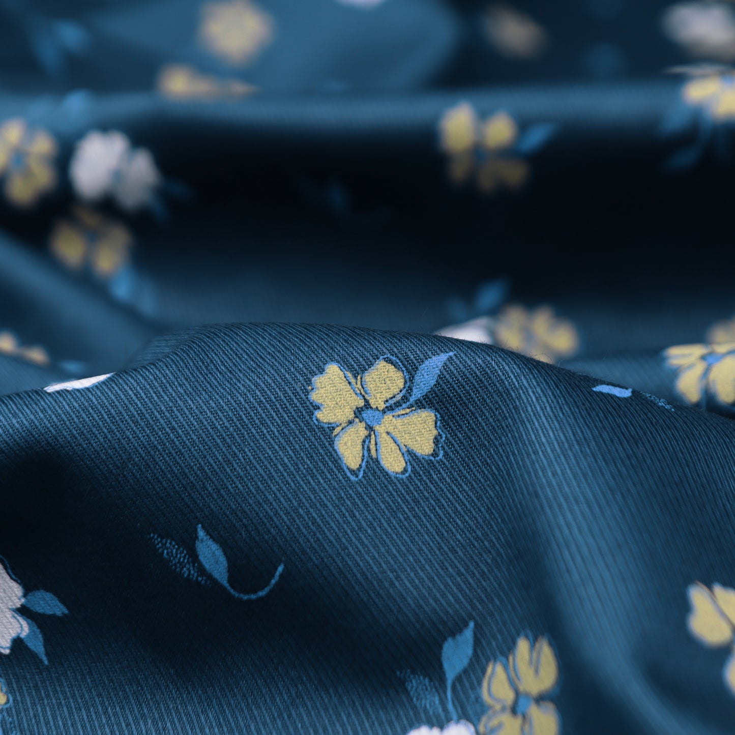 Floral Printed Twill Fabric