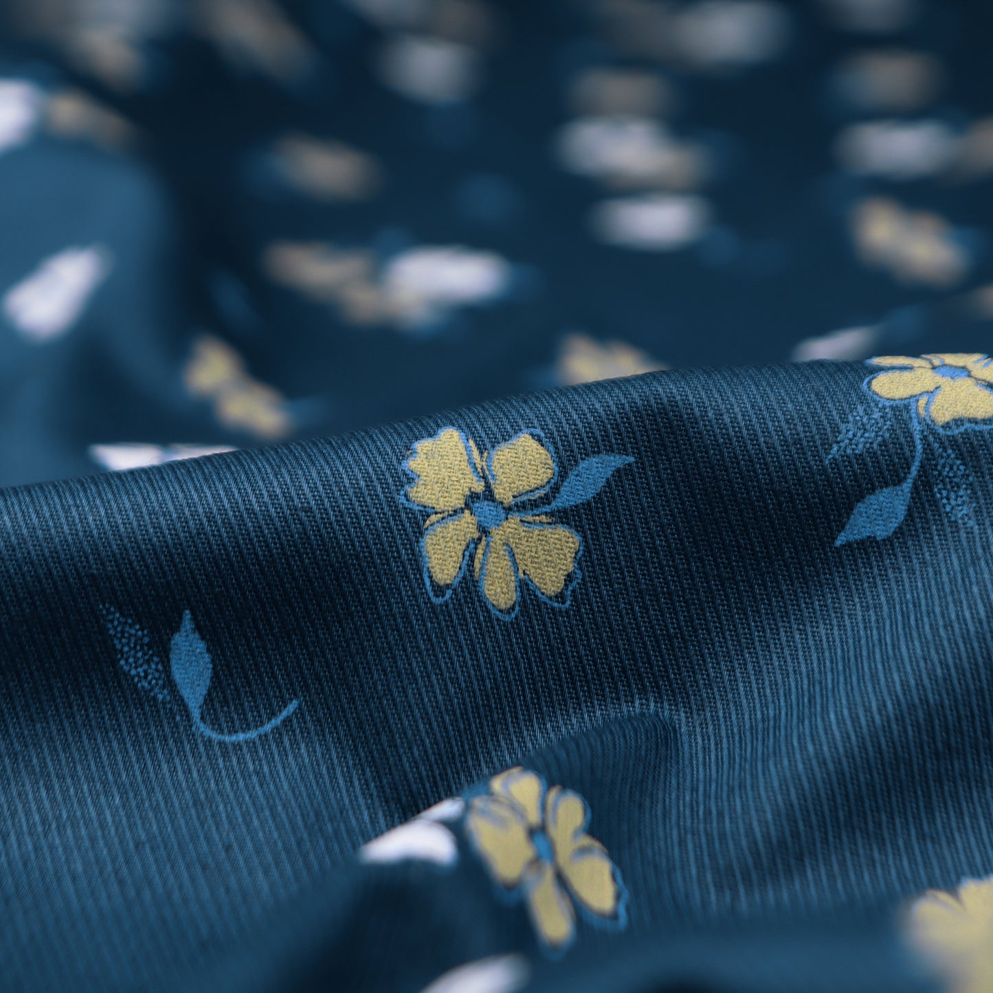 Floral Printed Twill Fabric