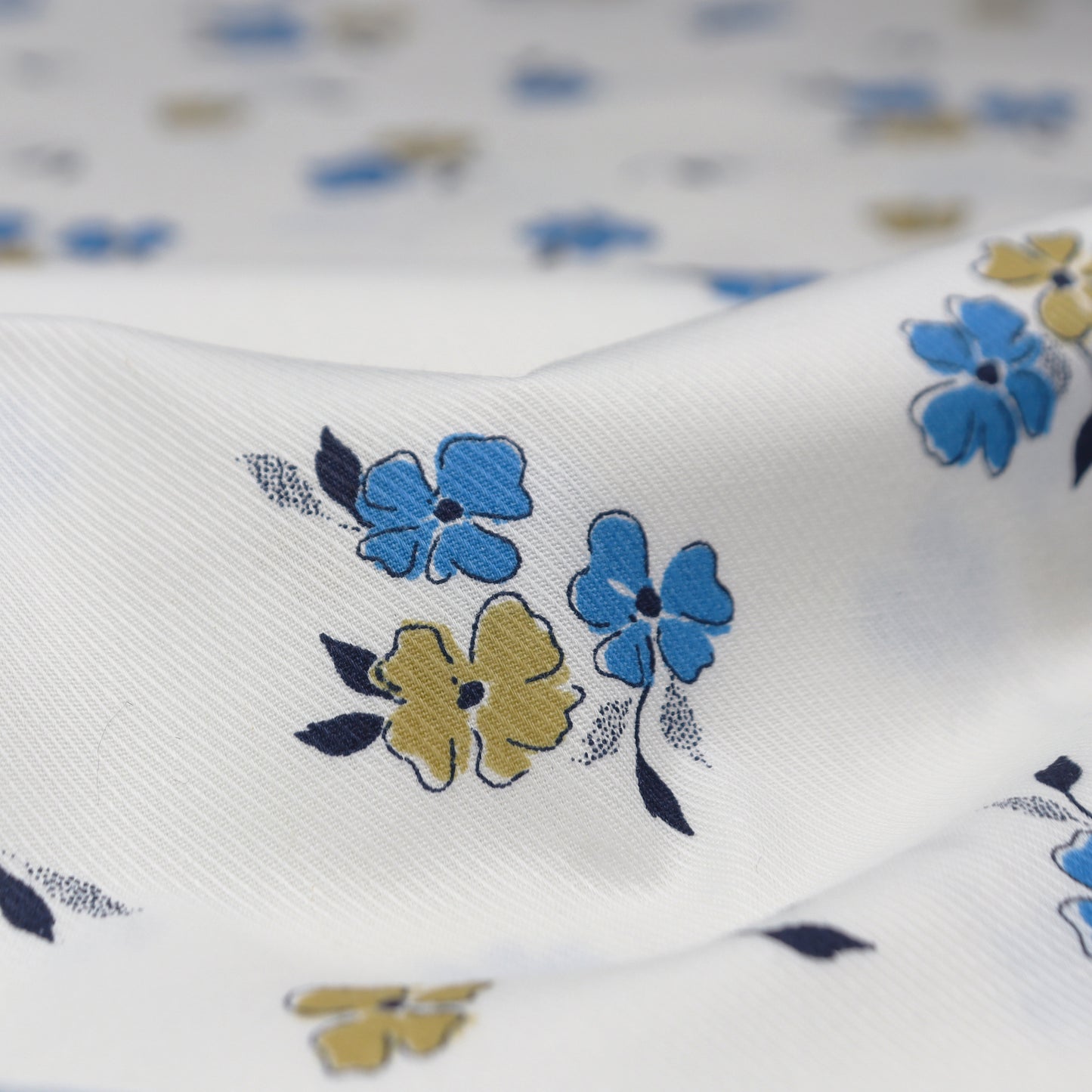 Floral Printed Twill Fabric
