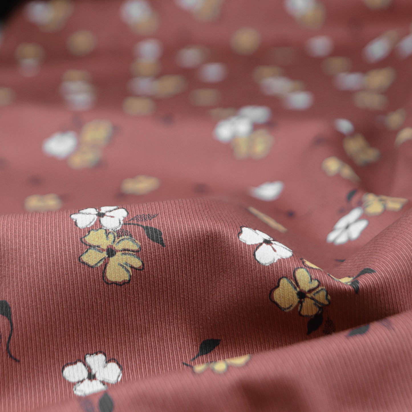 Floral Printed Twill Fabric