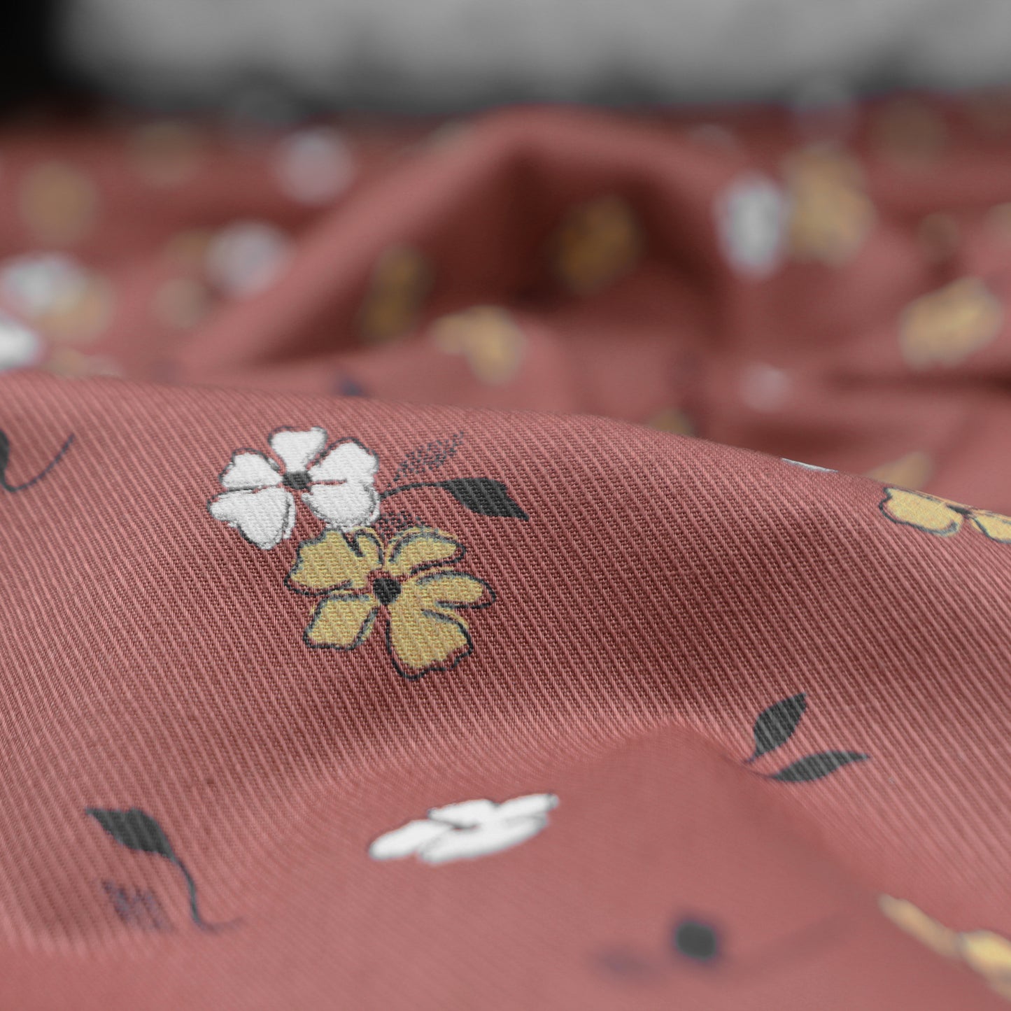 Floral Printed Twill Fabric