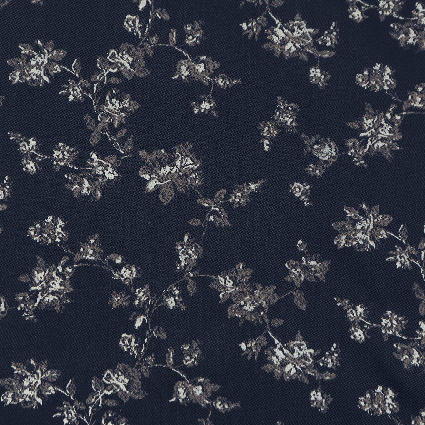 Floral Vine Printed Twill Fabric