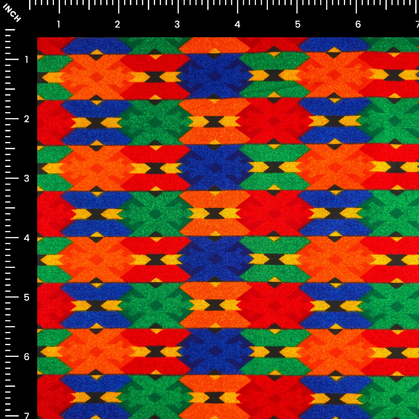 Traditional Nepali Geometric Poplin Fabric