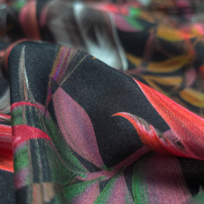 Tropical Paradise Printed Muslin Fabric