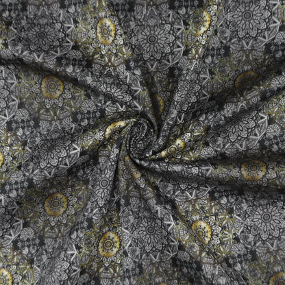 Intricate Mandala Fusion Satin Cotton