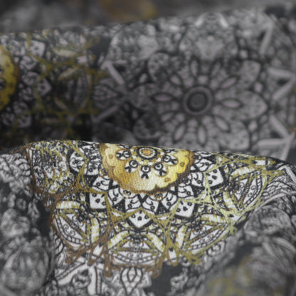 Intricate Mandala Fusion Satin Cotton