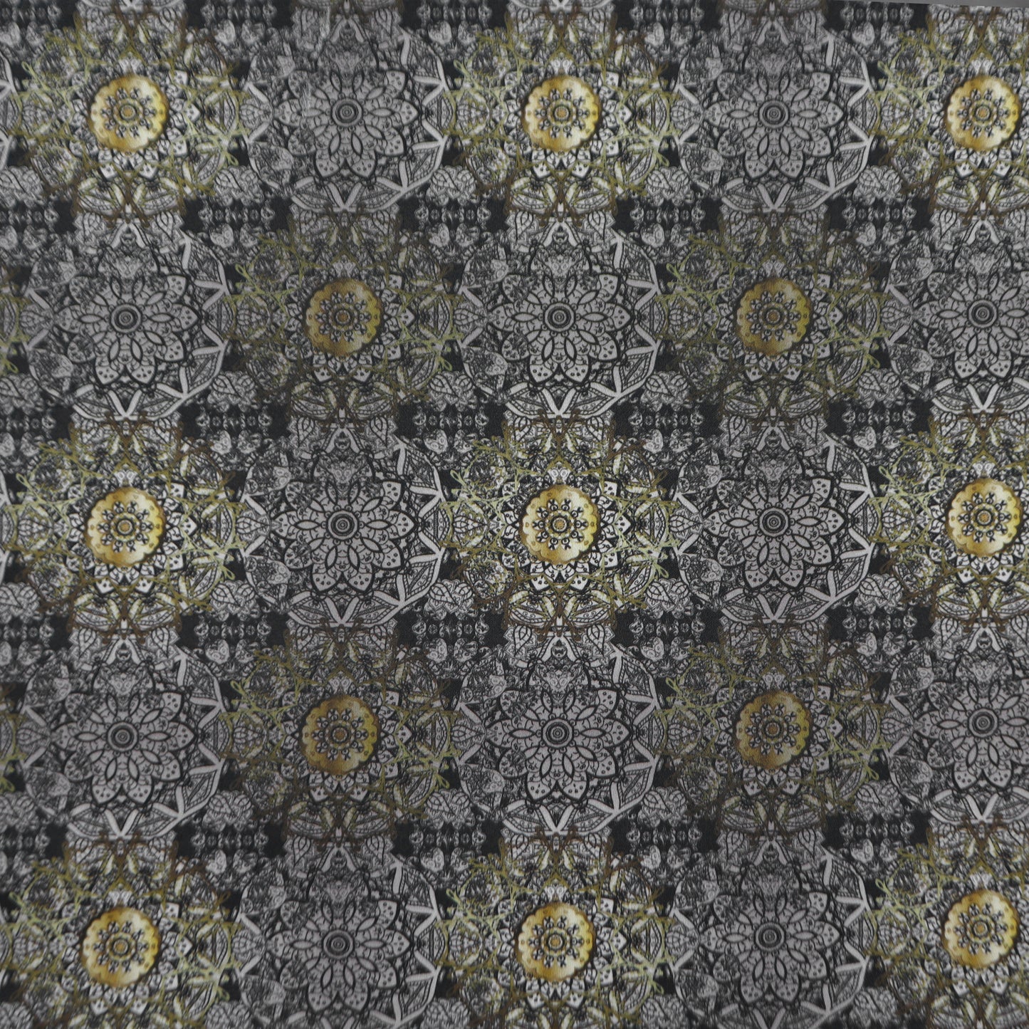 Intricate Mandala Fusion Satin Cotton