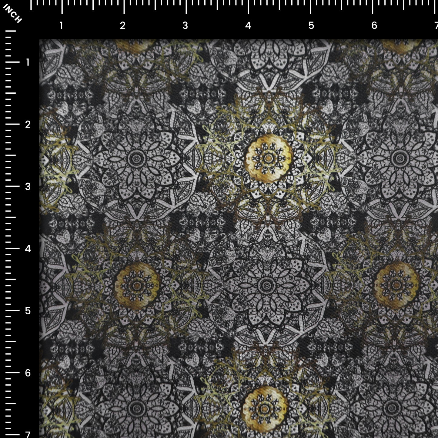 Intricate Mandala Fusion Satin Cotton