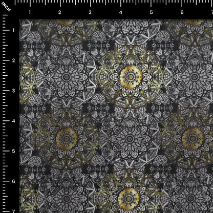 Intricate Mandala Fusion Satin Cotton