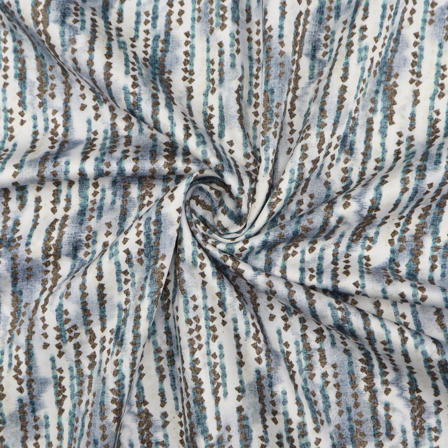 Abstract Linear Texture Satin Fabric