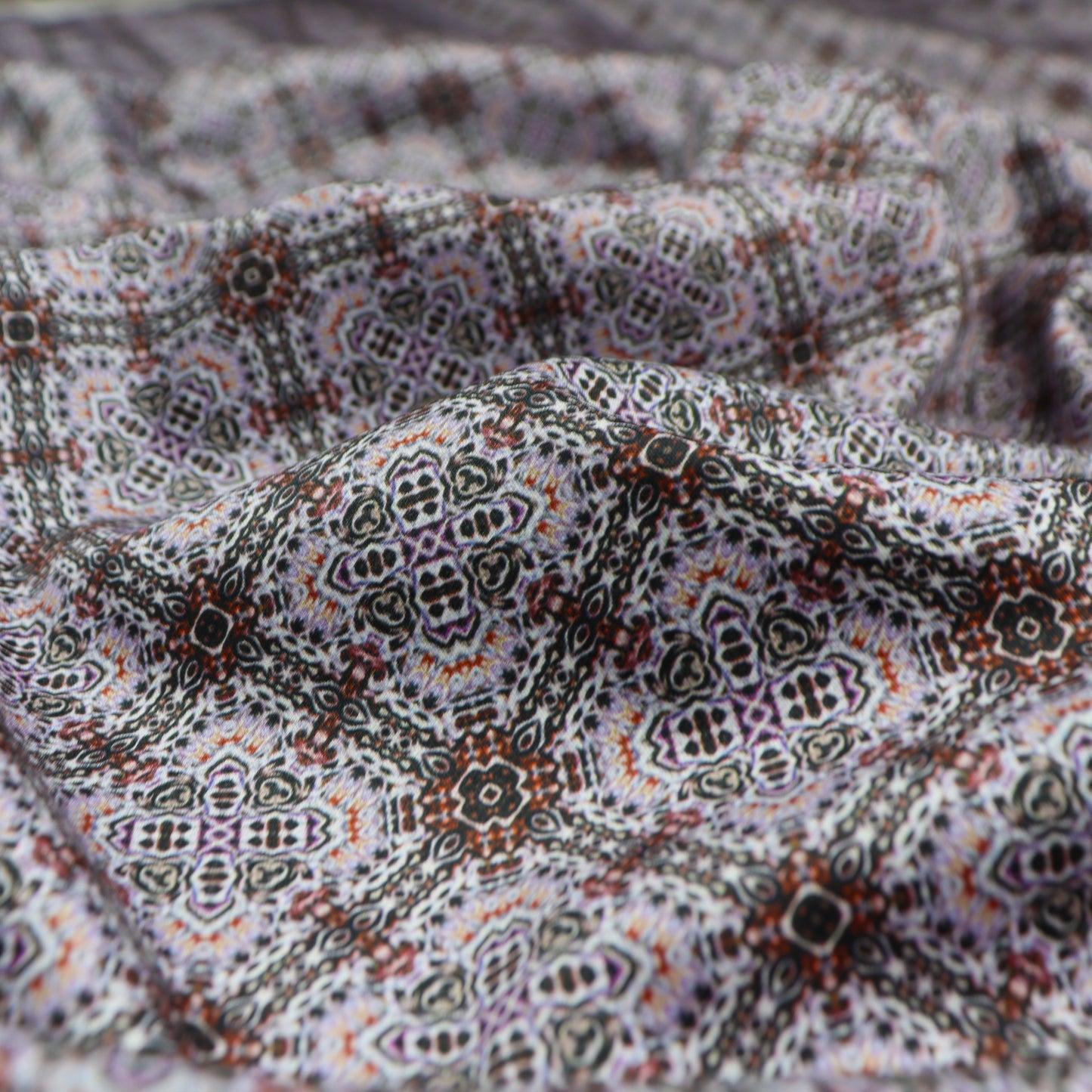 Ornate Symmetry Medallion Satin Cotton