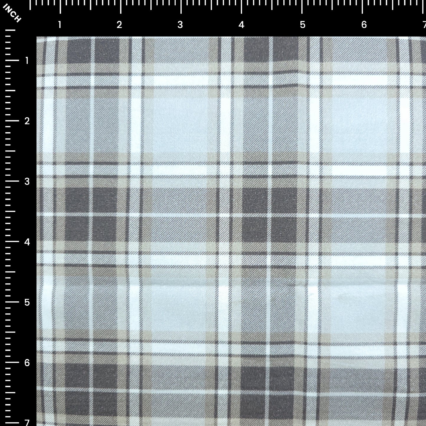Heritage Tartan Check Printed Satin Fabric