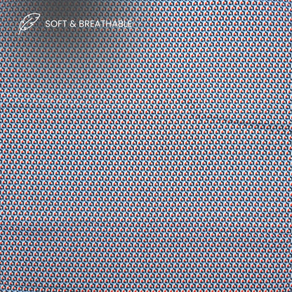 Retro Cube Printed Satin Fabric